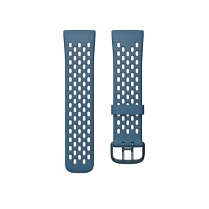 Bratara Sport Fitbit Versa 3Sense, SapphireFog Grey, Mare