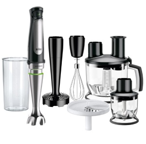 Braun MultiQuick 7 MQ 7087X Hand Blender - Blender de mana cu picior detasabil din otel inoxidabil cu tehnologie ActiveBlade pentru piureul celor mai  - Img 1