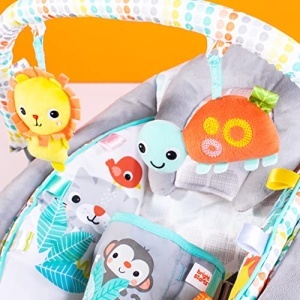 Bright Starts Babywippe Whimsical Wild Vibratii Muzica Jucarii Plus - Img 11