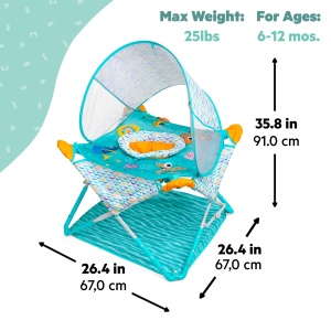 Bright Starts Disney Baby Findet Nemo Pop N Jump Activitate Portabila pentru Bebelusi 6-12 Luni - Img 3