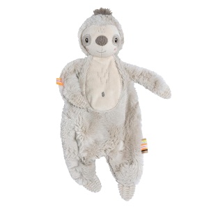 Buclele de Bumbac Fehn Schmusetuch Faultier Jucarie pentru bebelusi, 33 cm, Plus