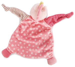 Buclele de confort NICI Schmusetuch Einhorn Stupsi 25x25cm - Plus roz pentru bebelusi - Img 2
