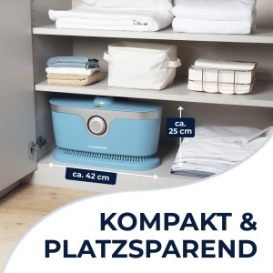 Bulgare automat CLEANmaxx pentru camasi si pantaloni, inclusiv suport pentru pantaloni, culoare albastra - Img 8