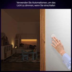 Buton inteligent Philips Hue, control lumini, dimmer wireless, alb - Img 6