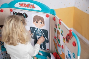 Cabinet medical pentru copii Smoby, pliabil, 135 x 41 x 120 cm, pentru copii de la 3 ani - Img 7