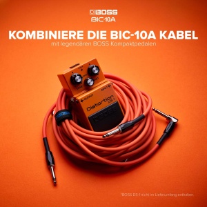 Cablu Instrument BOSS BIC-10A, 3m, 6.3mm, 6 culori disponibile - Img 5
