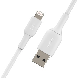 Cablu Lightning Belkin MFi 3m pentru iPhone, iPad, AirPods, Alb - Img 5