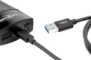Cablu USB-C ANSMANN 120 cm, transfer date 5Gbps, aluminiu - Img 6