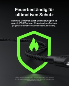 Cablu USB-C Belkin BoostCharge Eco, 3 m, 240 W, flexibil, negru - Img 8