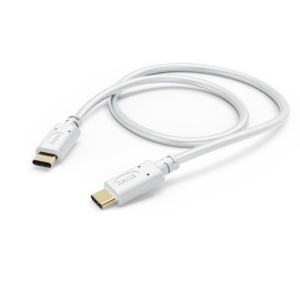 Cablu USB C Hama, 1.5 m, Alb, Rapid de Incarcare, Transfer Date