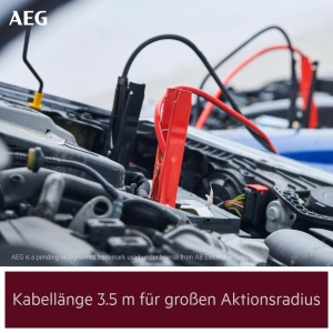 Cabluri de pornire AEG SP 35 Alu-Tec pentru 12V si 24V, 2 x 3,5 m, cu carcasa - Img 8