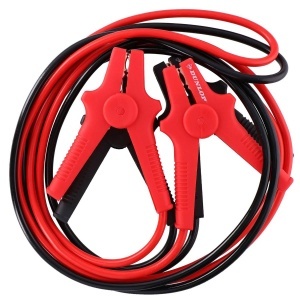 Cabluri de pornire auto Dunlop 16 mm x 3 m cu suport si cleme crocodil