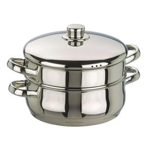 Cacerola Vapor Inox IBILI Oslo 24 cm