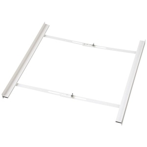 Cadru de legatura Xavax pentru masina de spalat si uscator, alb, 55 x 68 cm