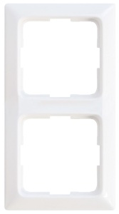 Cadru dublu Legrand Creo, alb ultra, 2 unitati, suprafata lucioasa