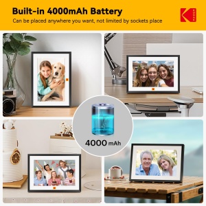 Cadru foto digital Kodak 10,1 inch WiFi, 32GB, touchscreen 1280x800 - Img 2