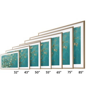 Cadru TV Samsung The Frame, 32 inch, Modern, Sandgold, Magnet - Img 5