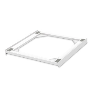 Cadru universal Xavax Basic alb pentru montare uscator pe masina de spalat cu curea de fixare