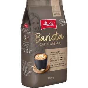 Cafea boabe Melitta Barista Caffe Crema, 1KG, prajire medie, intensitate 3