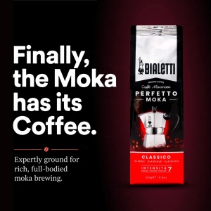 Cafea Macinata Bialetti Perfetto Moka Classico, 250g, Aroma de Haselnute si Fructe Uscate - Img 2
