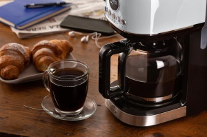Cafetiera Ariete Moderna 1318, Cafea autentica, Filtru pentru 1 sau 2 cani, Maxi cappuccino, Oprire automata, Rasnita de cafea cu capacitate de 250 g, Alb - Img 7