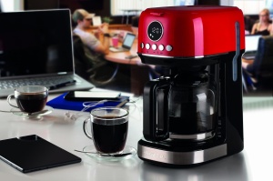 Cafetiera Ariete Moderna 1318, Cafea autentica, Filtru pentru 1 sau 2 cani, Maxi cappuccino, Oprire automata, Rasnita de cafea cu capacitate de 250 g, Rosu - Img 6