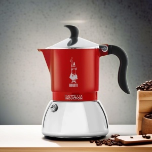 Cafetiera Bialetti Fiammetta Induction 4 cesti Rosu Compatibila Inductie - Img 2