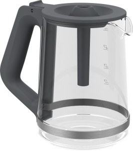 Cafetiera cu filtru Grundig KM 7340 1150W 125L Functie Aromatica Dark Inox - Img 6