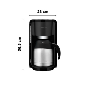 Cafetiera cu filtru Rowenta Adagio Milano CT3818 125L Termos inox Negru - Img 7