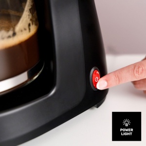 Cafetiera Taurus Verona 6, 600 W, 600 ml, Filtru Permanent, Negru Mat - Img 8