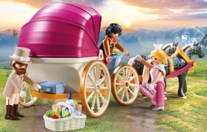 Cai cu trasura PLAYMOBIL Princess 70449, 60 piese, pentru copii de la 4 ani - Img 3