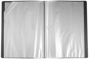 Caiet cu coperta din plastic Leitz 45641050, A4, 20 huse, verde - Img 3