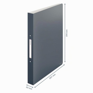 Caiet cu inele Leitz Cosy 190 foi A4, 32mm, Samtgrau - Img 5
