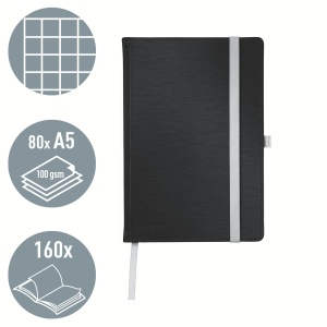 Caiet de notite Leitz Style A5, 160 pagini, hardcover, negru - Img 2