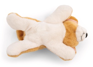 Caine de Plush NICI MagNICI 12cm, Culoare Maro, cu Magnet in Picioare - Img 4
