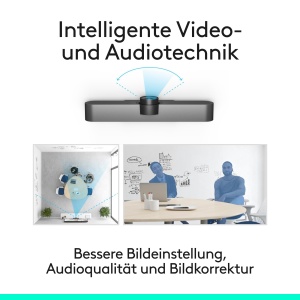 Camera de conferinta Logitech MeetUp, Ultra HD 4K, 120 grade, microfoane integrate - Img 6