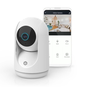 Camera de supraveghere Nedis WIFICI23CWT 3MP HD, noapte, alb