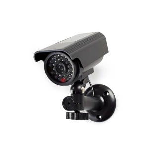 Camera de supraveghere simulata Nedis Bullet IP44, alimentare solara, neagra - Img 2