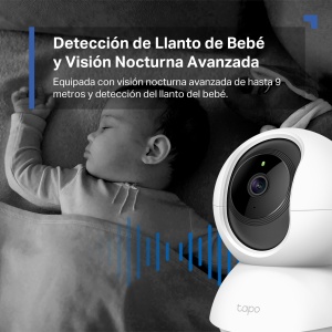 Camera de supraveghere Tapo C21A 2K 3MP vedere nocturna audio bidirectional miscare 360deg - Img 5