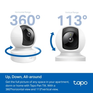 Camera de supraveghere TP-Link Tapo C202 360deg 1080P HD Detectare miscare Audio bidirectional - Img 5