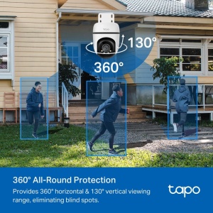 Camera de supraveghere TP-Link Tapo C510W 2K QHD Exterior 360deg cu vedere nocturna color - Img 5