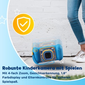 Camera digitala pentru copii VTech KidiZoom Kid, 2.0 MP, 4 zoom digital, design modern - Img 4