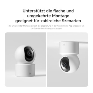 Camera supraveghere interior Xiaomi C201 1080p HD 360deg detectie persoane si animale vedere nocturna color - Img 18