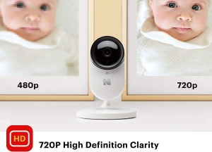 Camera video bebelusi KODAK Cherish C120 Zoom Audio bidirectional Control prin aplicatie - Img 5