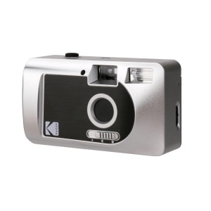 Camera video Kodak S-88, 35 mm, motorizata, design elegant, argintieneagra - Img 3
