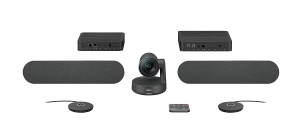Camera video Logitech Rally Plus, 1440p, Negru