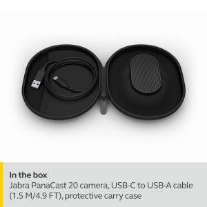 Camera video pentru conferinte Jabra PanaCast 20 4K - Camera web video personala flexibila plug-and-play cu 4K Ultra HD alimentat de AI, zoom inteligent si optimizare a iluminarii - Img 9