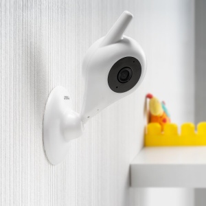 Camera video pentru supraveghere bebelusi Reer IP BabyCam HD functie nocturna alb - Img 5