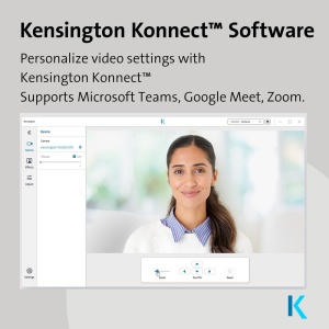 Camera web cu focalizare automata Kensington W2000 1080p, sursa de alimentare USB, microfon incorporat cu reducere a zgomotului, obiectiv cu zoom HD, camera PC digitala pentru inregistrare sau videoconferinta (K81175WW) - Img 6