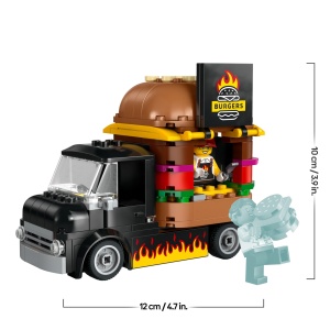 Camion de burgeri LEGO City 60404, 194 piese, cu 2 mini-persoane - Img 7